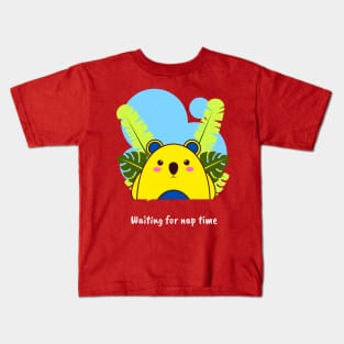 Waiting For Nap Time Kids T-Shirt